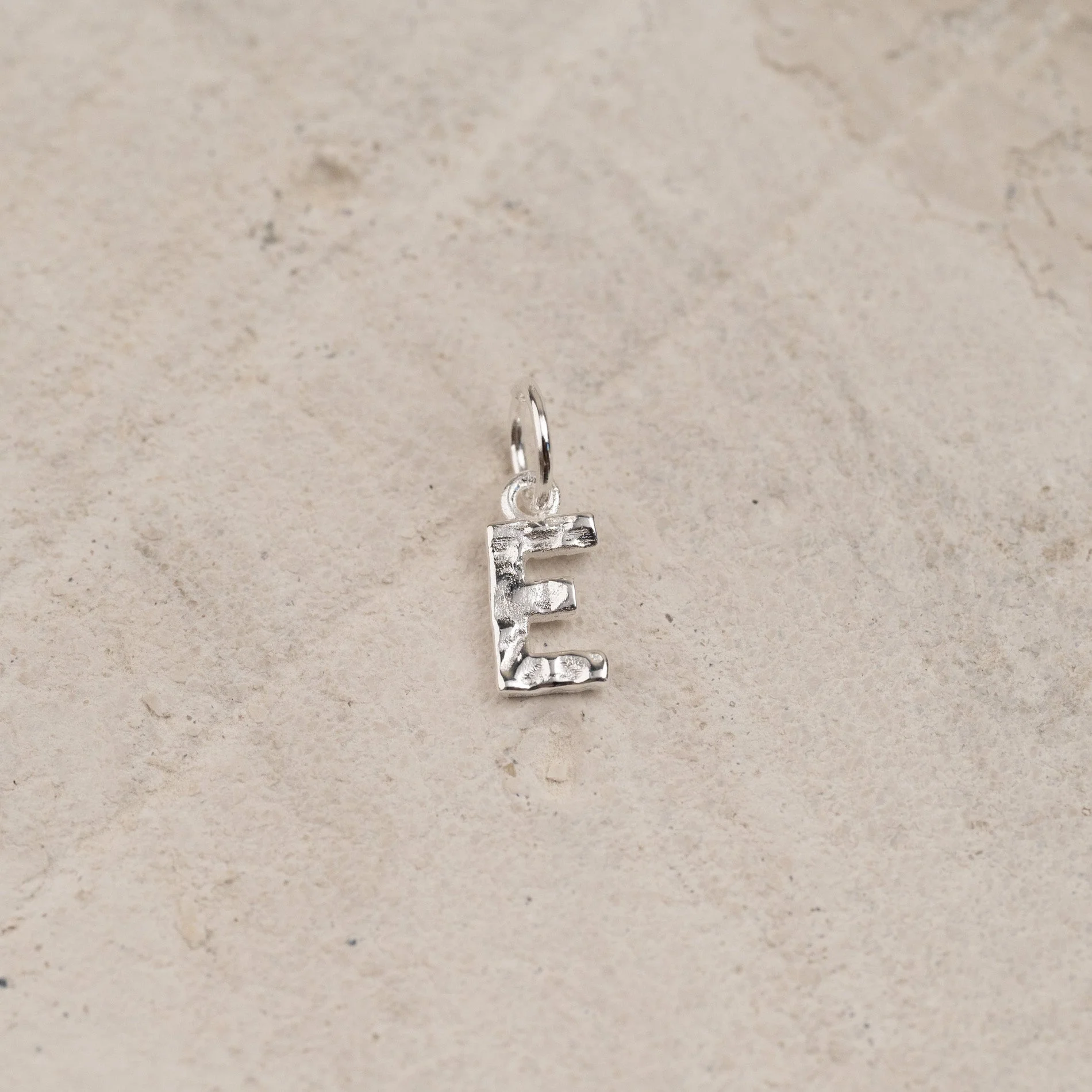 LETTER MOLTEN SILVER PENDANT - Image 6