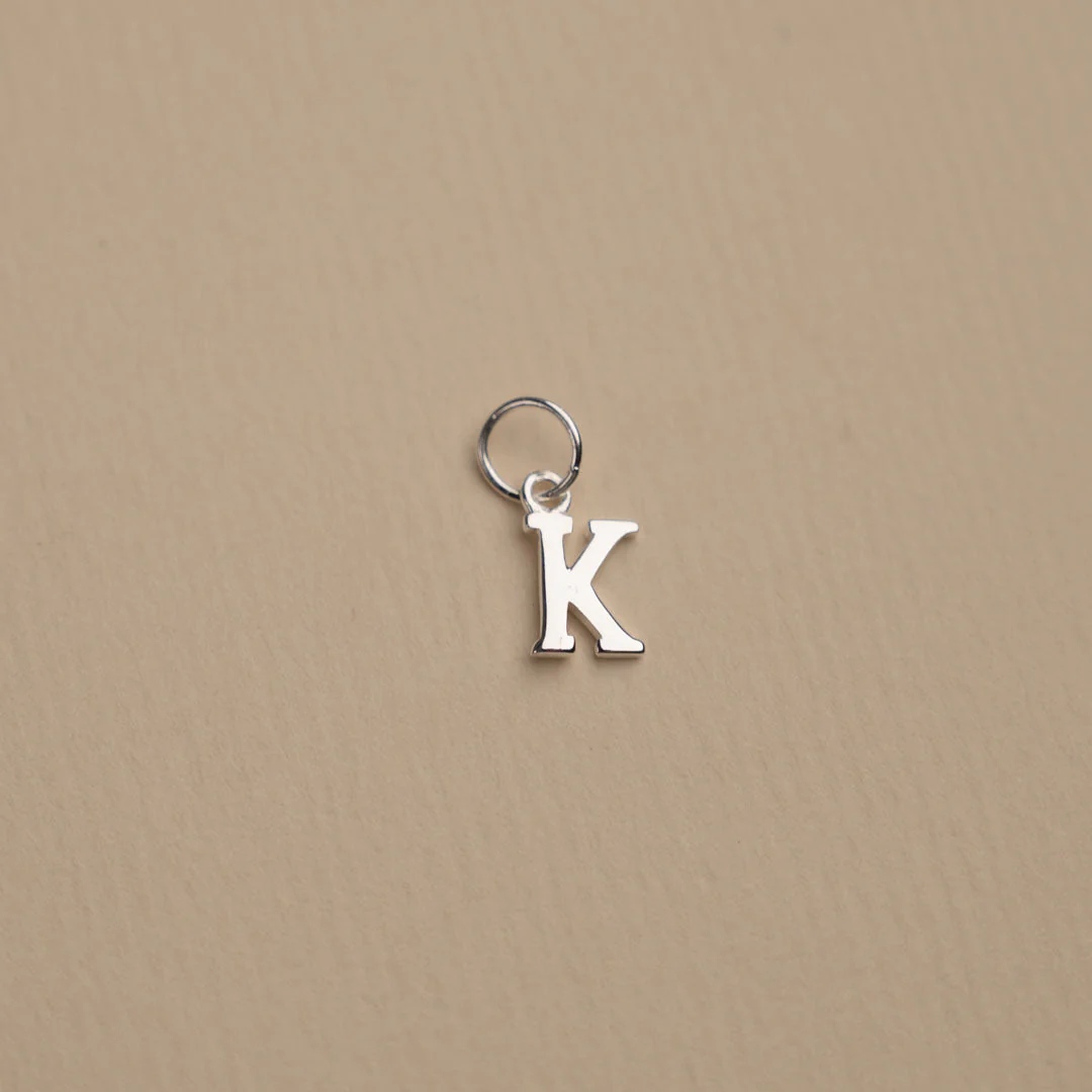 LETTER SILVER PENDANT - Image 13