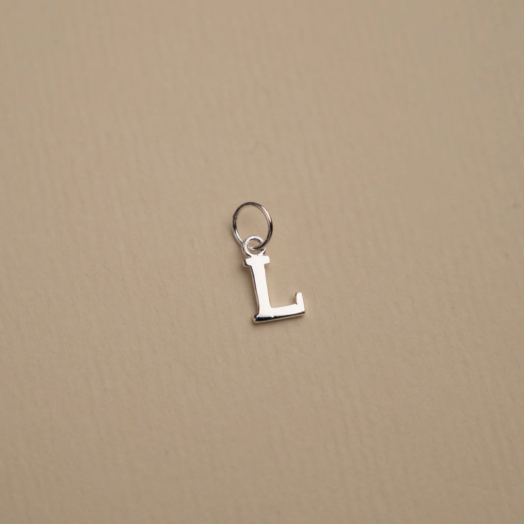 LETTER SILVER PENDANT - Image 14