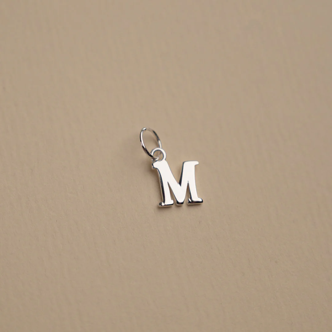 LETTER SILVER PENDANT - Image 15