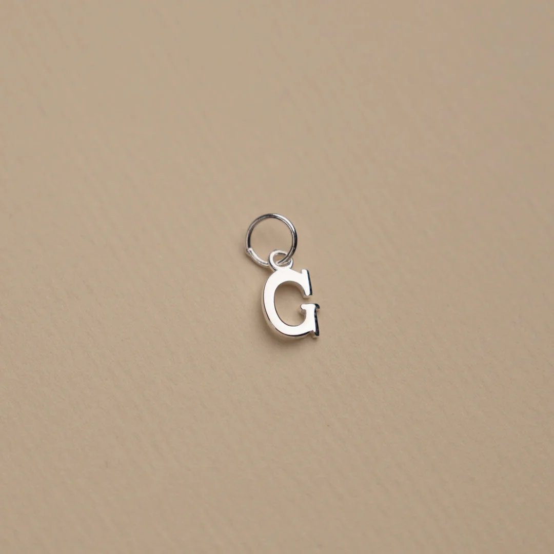 LETTER SILVER PENDANT - Image 9