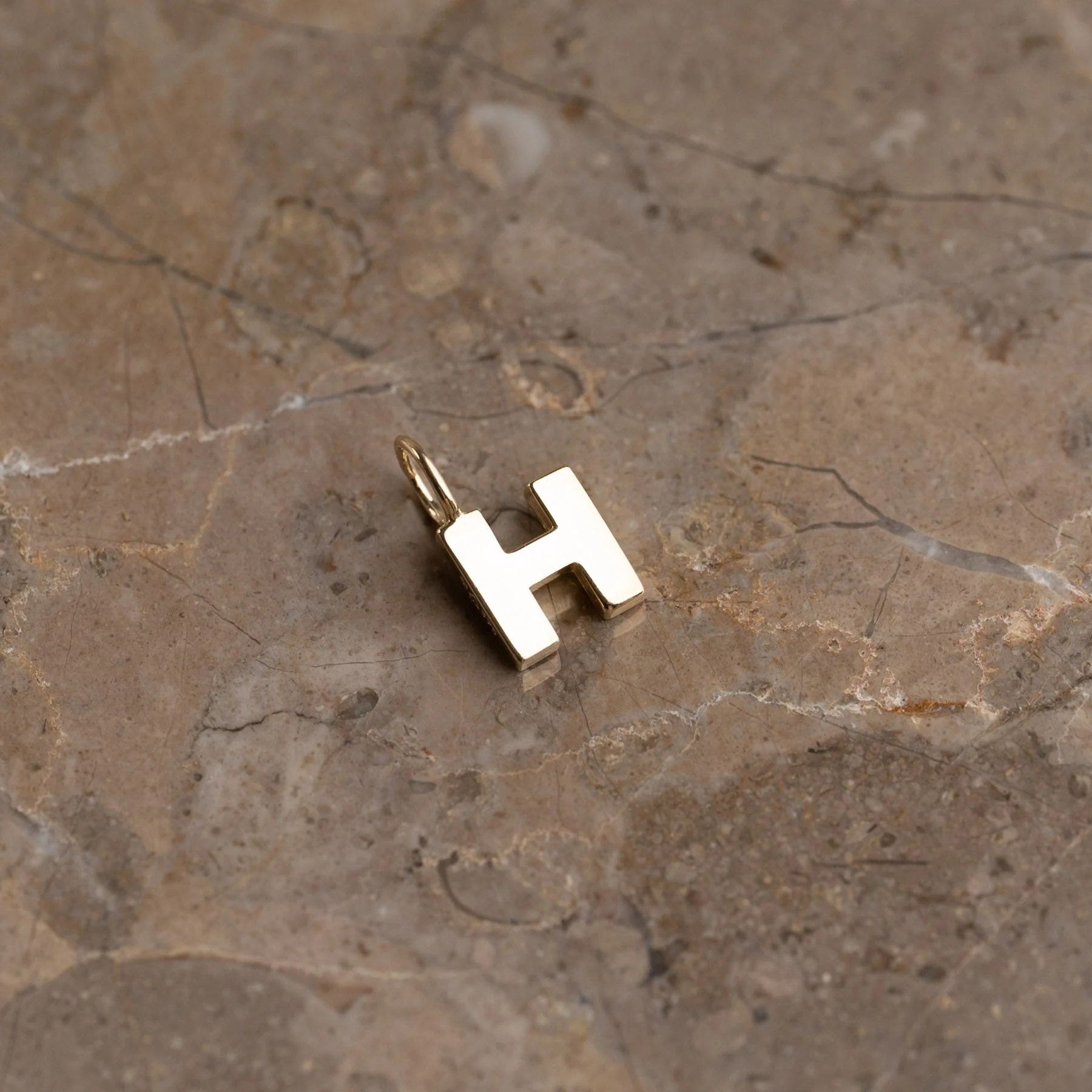 LETTER SOLID GOLD PENDANT - Image 16