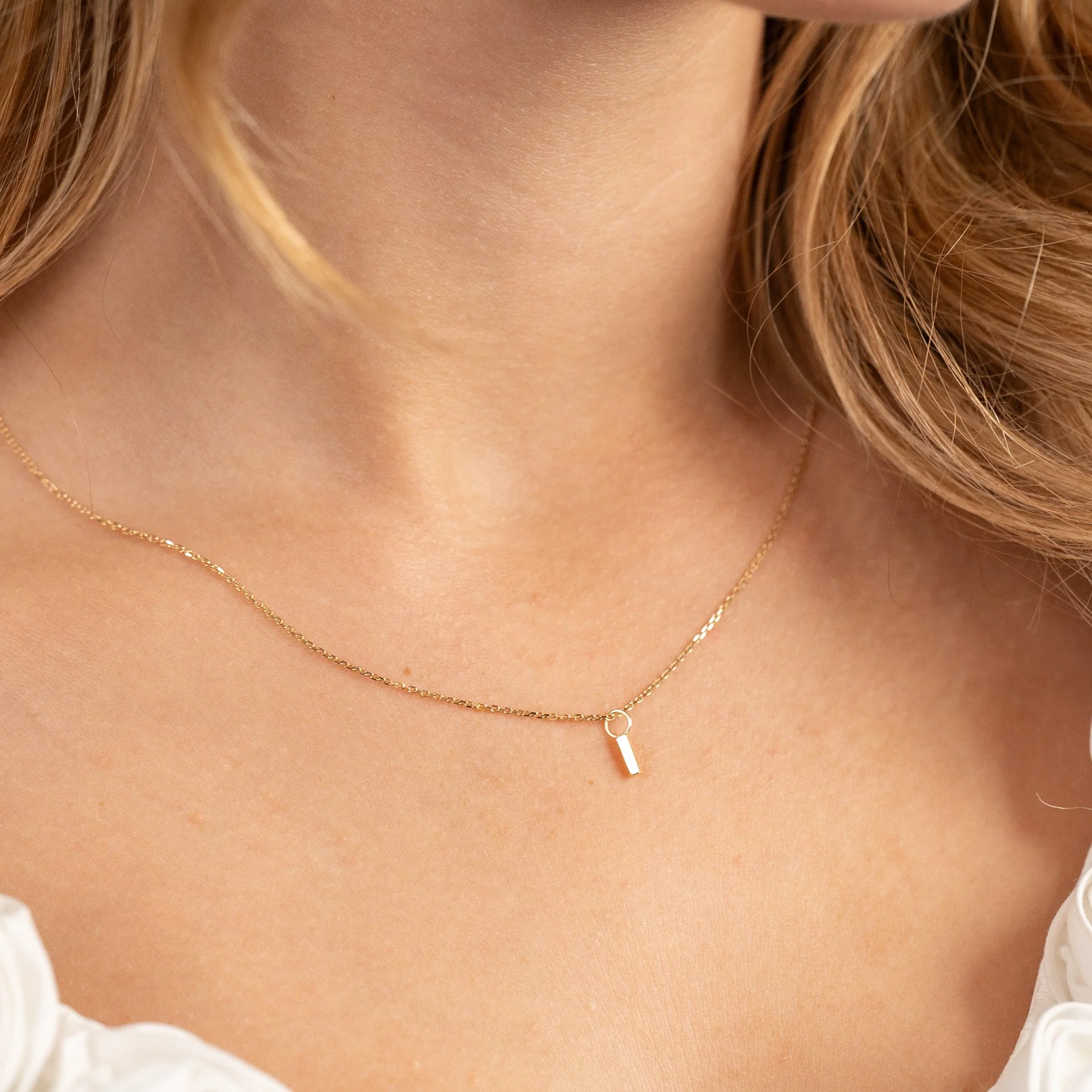 LETTER SOLID GOLD PENDANT - Image 19