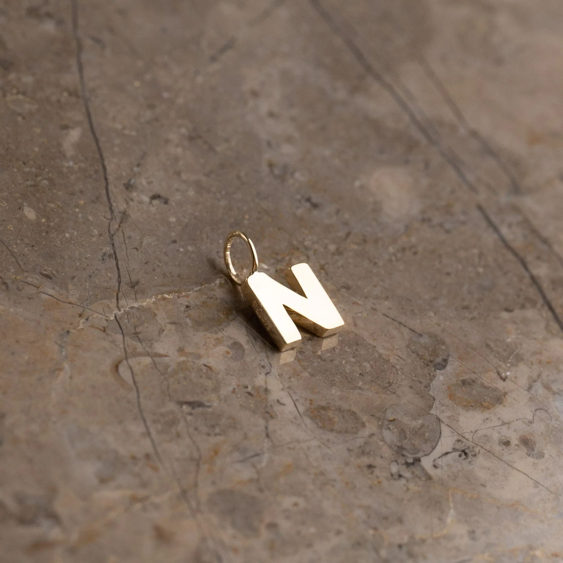 LETTER SOLID GOLD PENDANT - Image 28