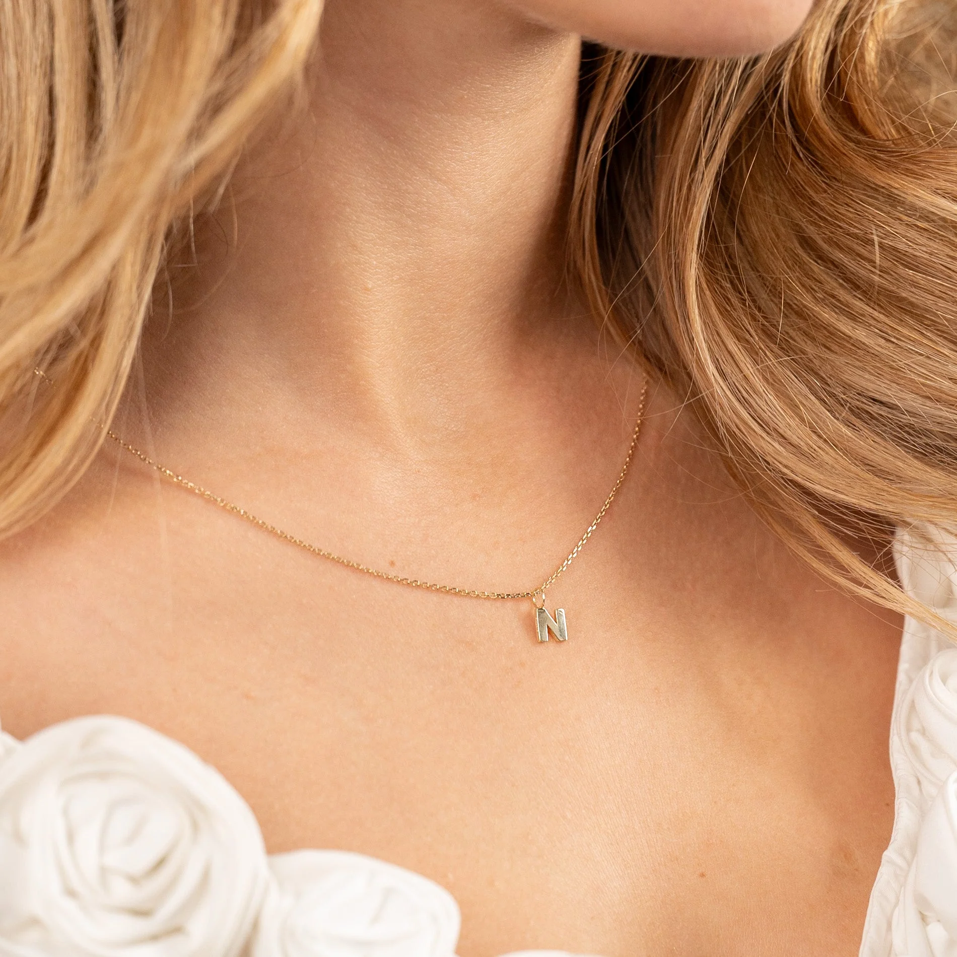 LETTER SOLID GOLD PENDANT - Image 29