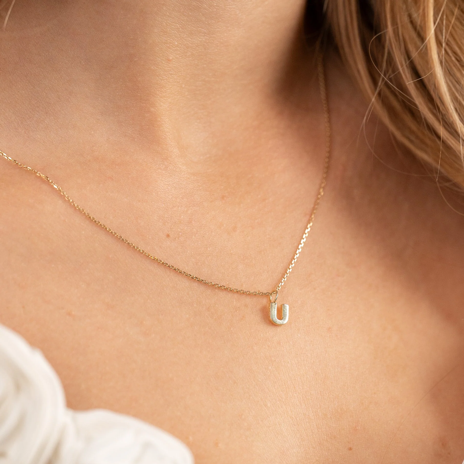 LETTER SOLID GOLD PENDANT - Image 43