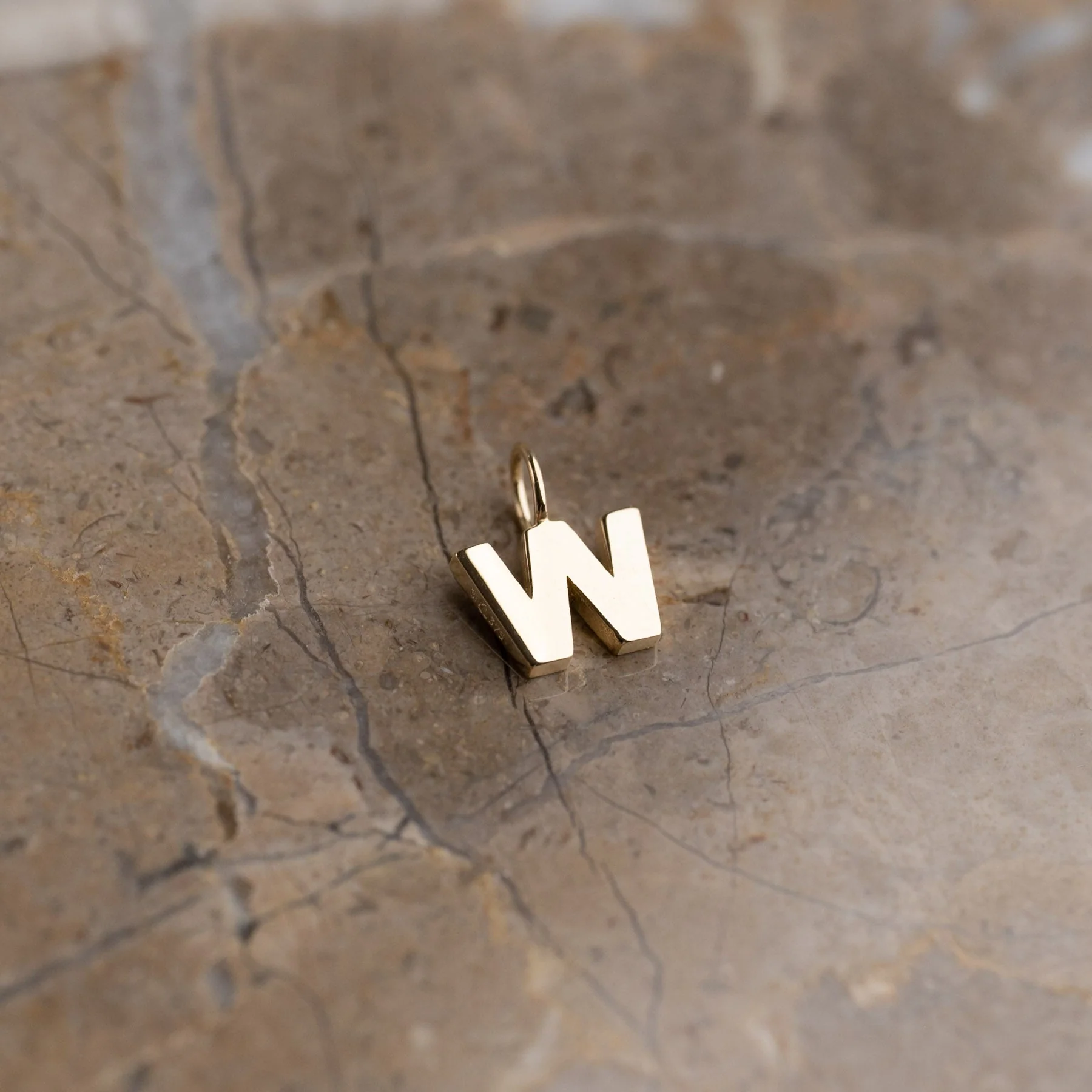 LETTER SOLID GOLD PENDANT - Image 46
