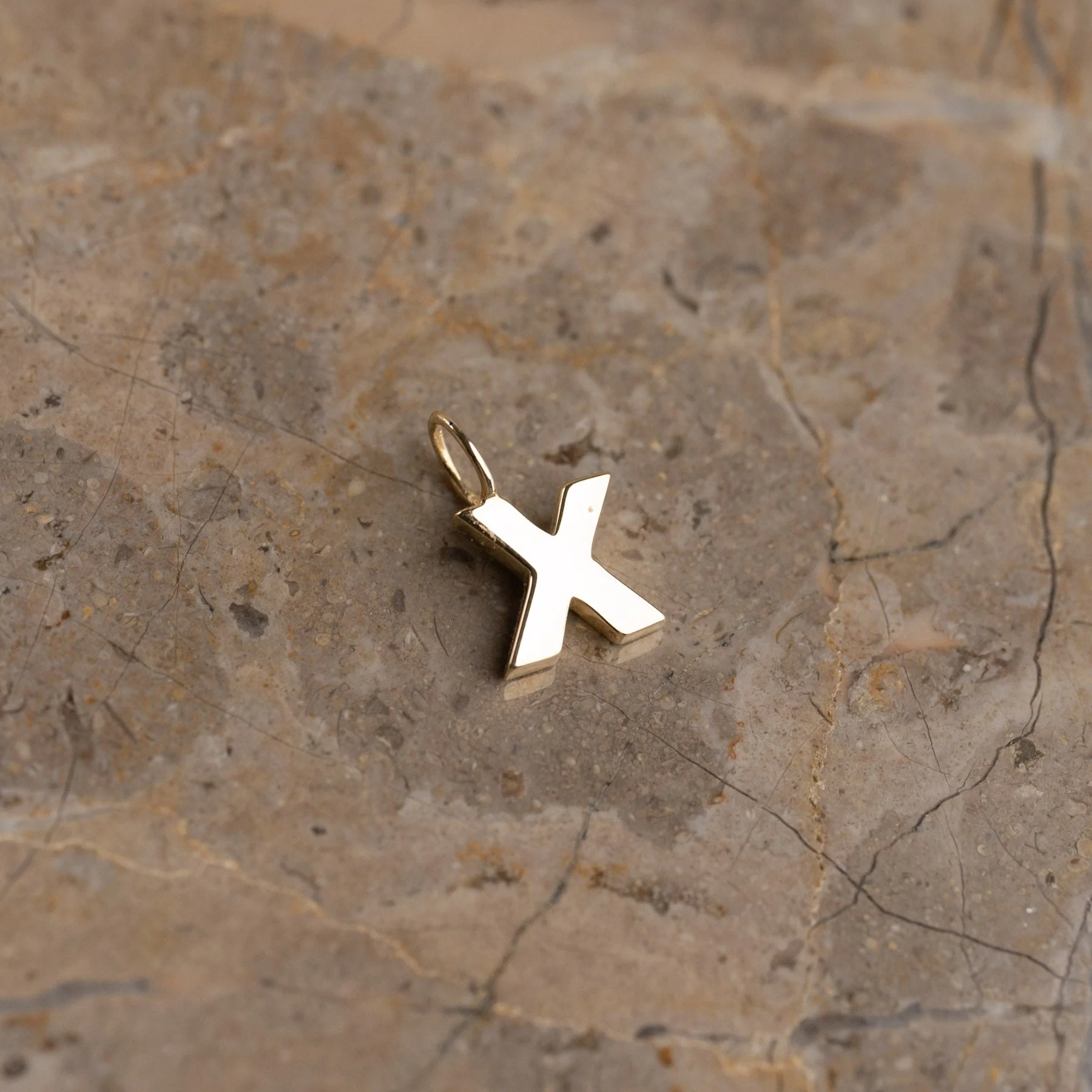LETTER SOLID GOLD PENDANT - Image 48
