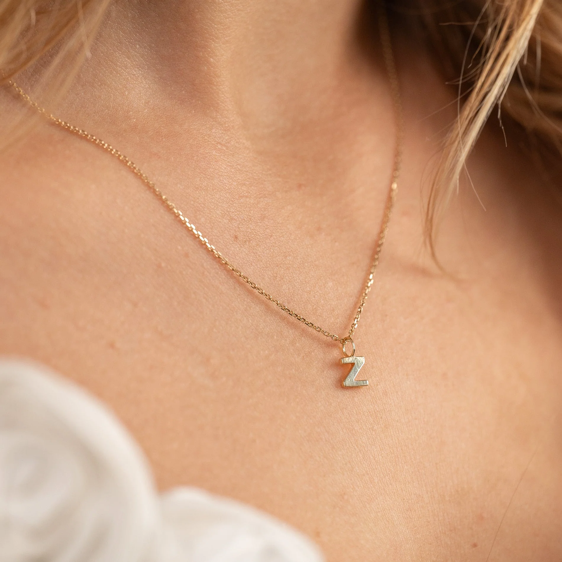 LETTER SOLID GOLD PENDANT - Image 53