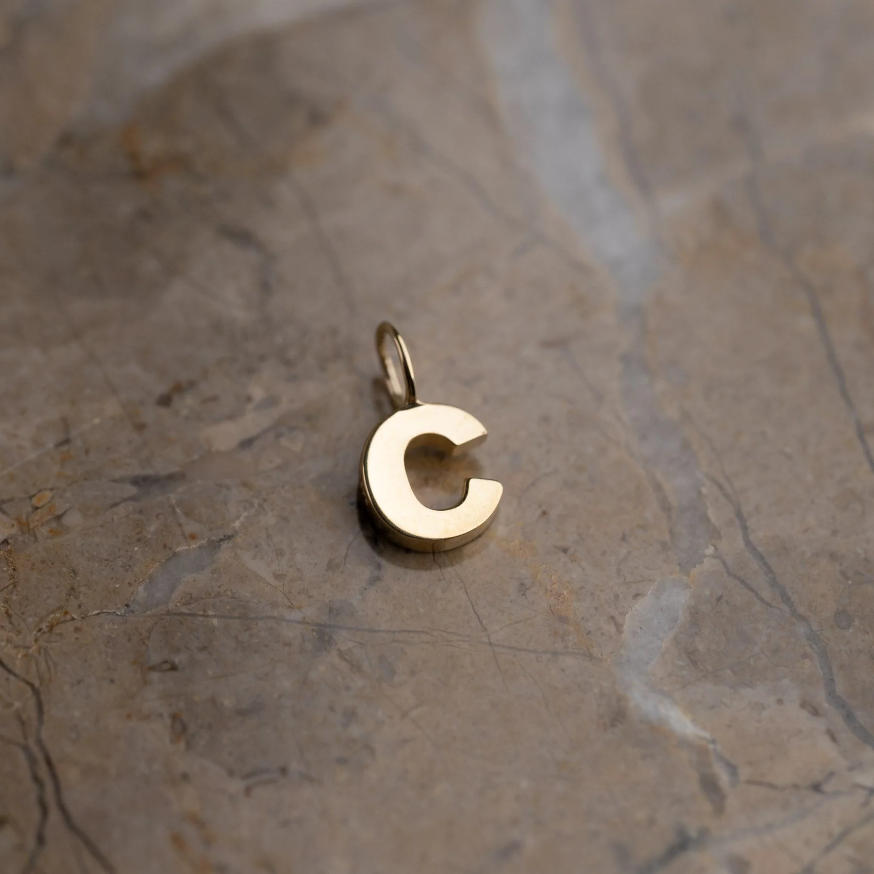 LETTER SOLID GOLD PENDANT - Image 6