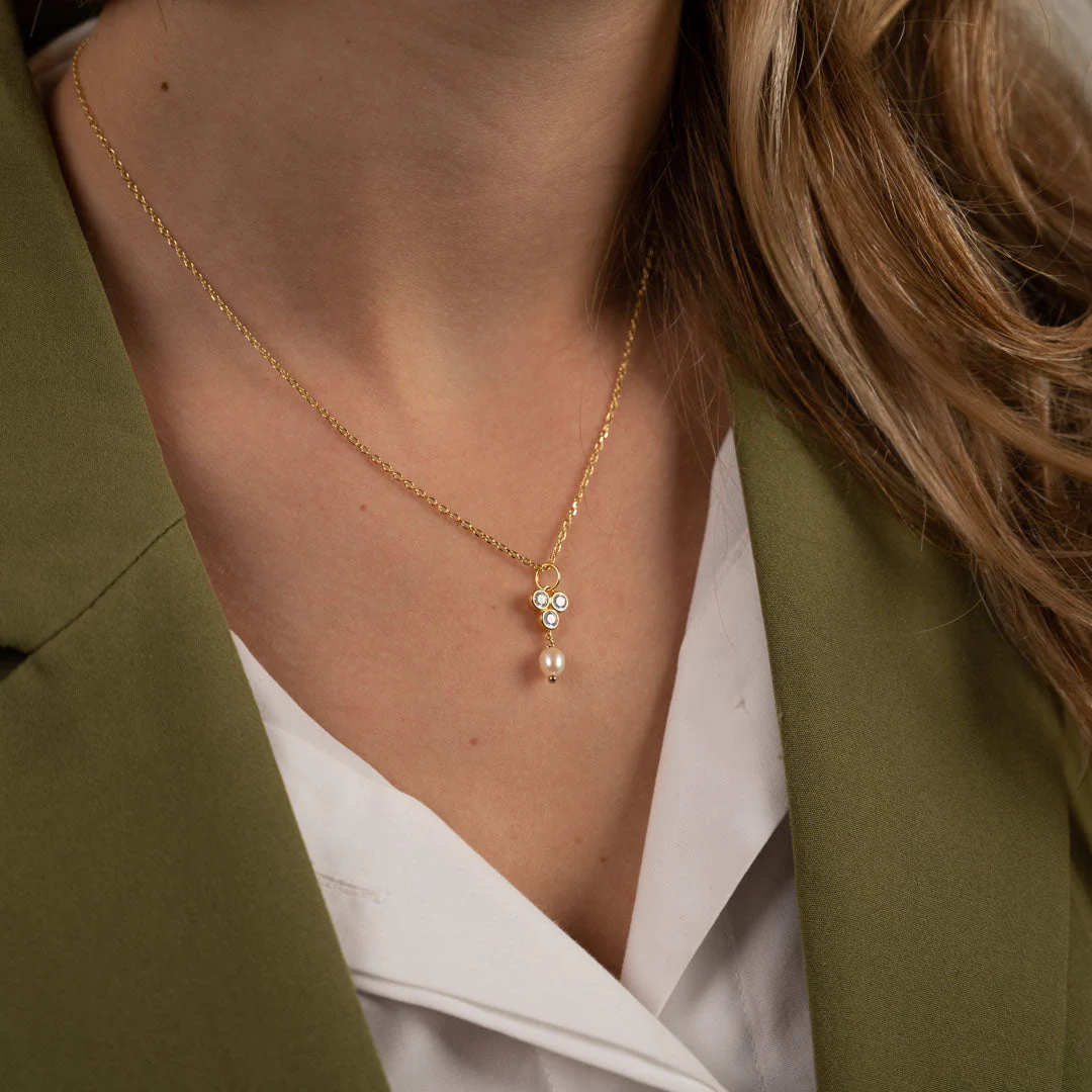 LOUISE PEARL GOLDEN PENDANT - Image 5