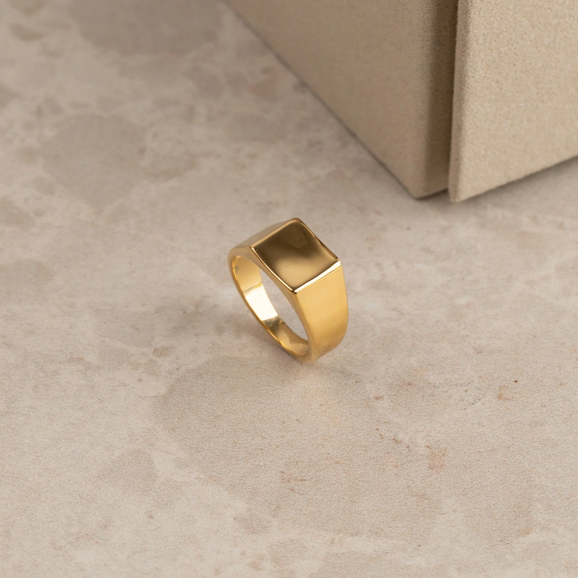 MAE GOLDEN SIGNET RING