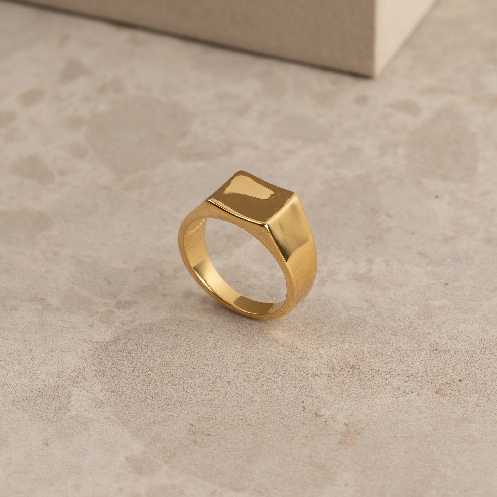 MAE GOLDEN SIGNET RING - Image 3