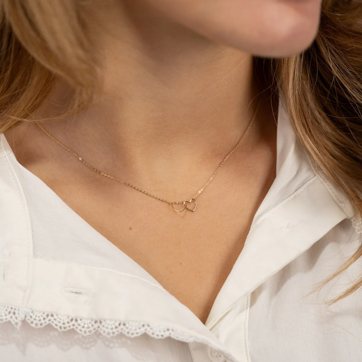 MILA SOLID GOLD NECKLACE - Image 2