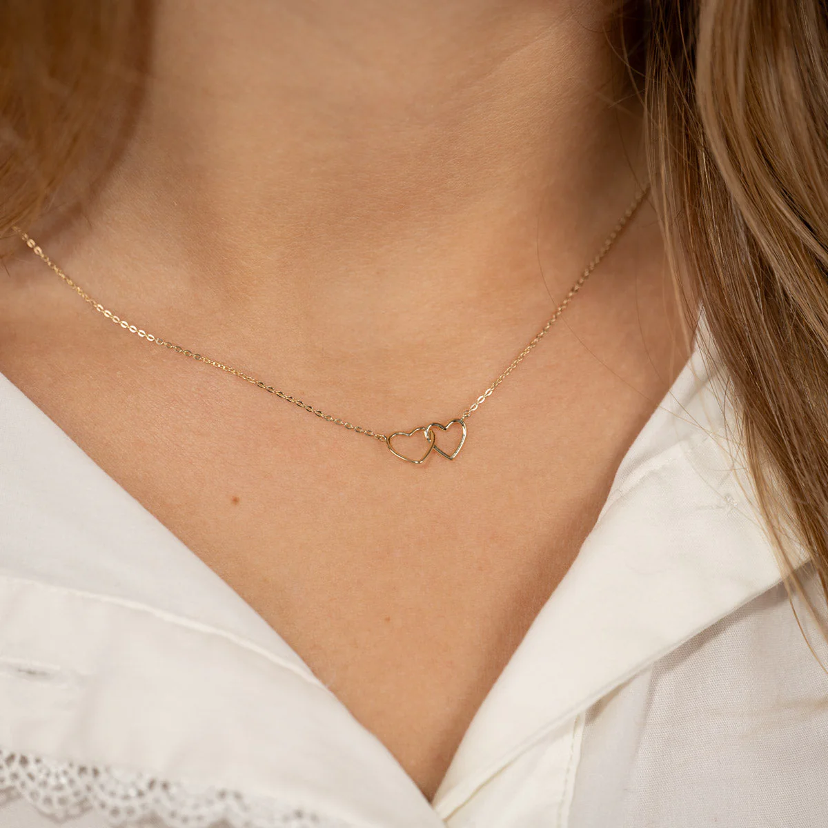 MILA SOLID GOLD NECKLACE - Image 3