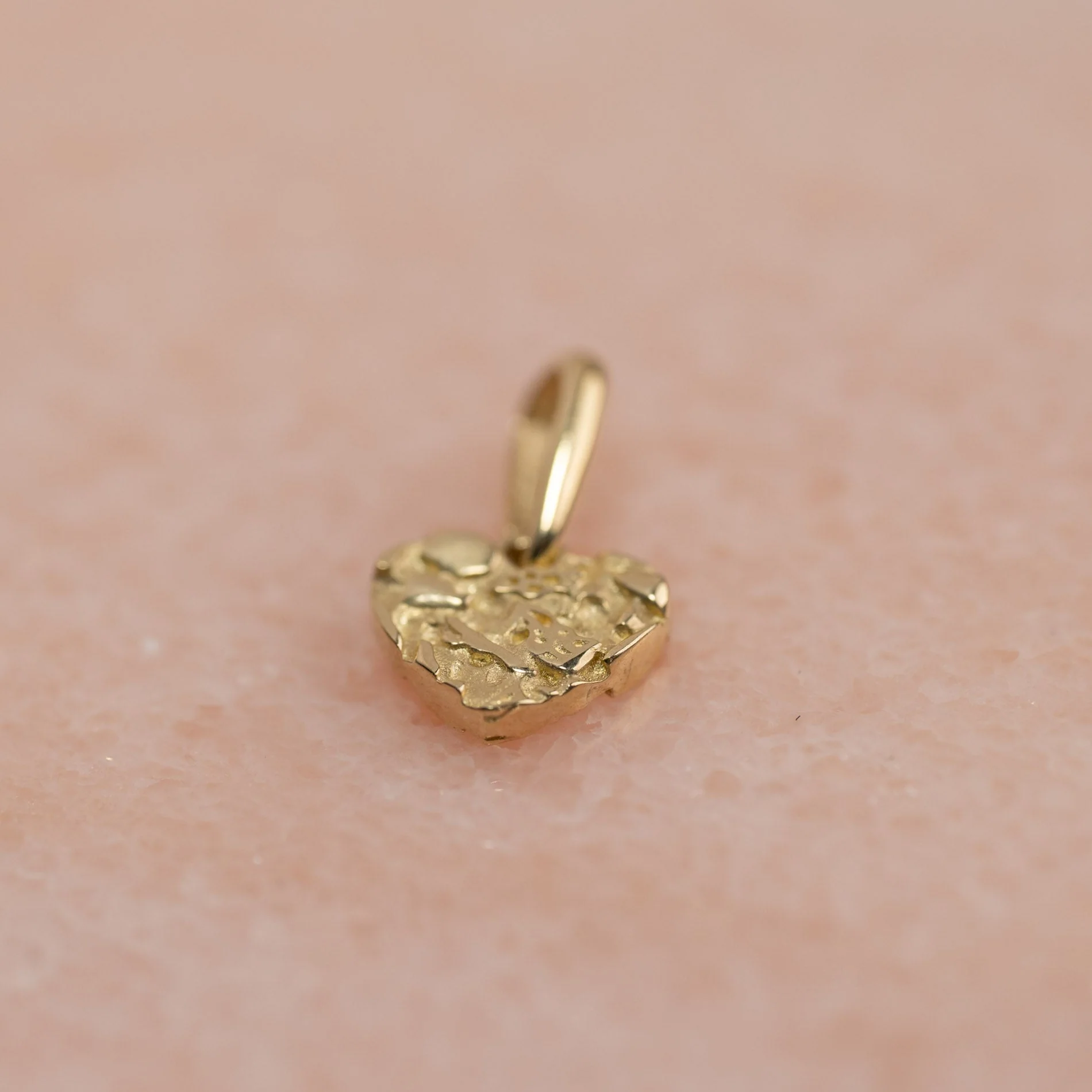 MOLTEN HEART SOLID GOLD PENDANT - Image 2
