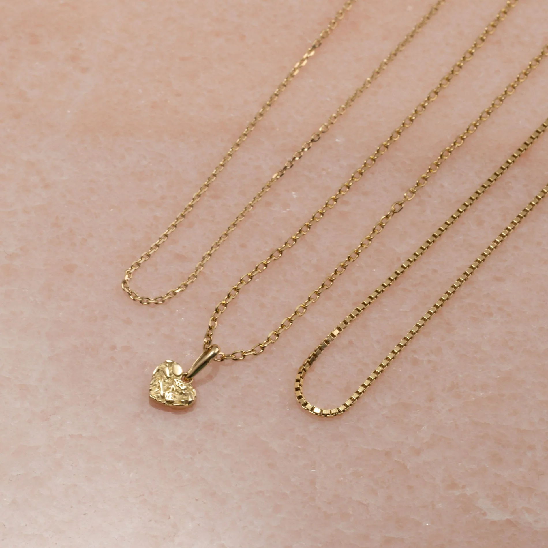 MOLTEN HEART SOLID GOLD PENDANT - Image 9