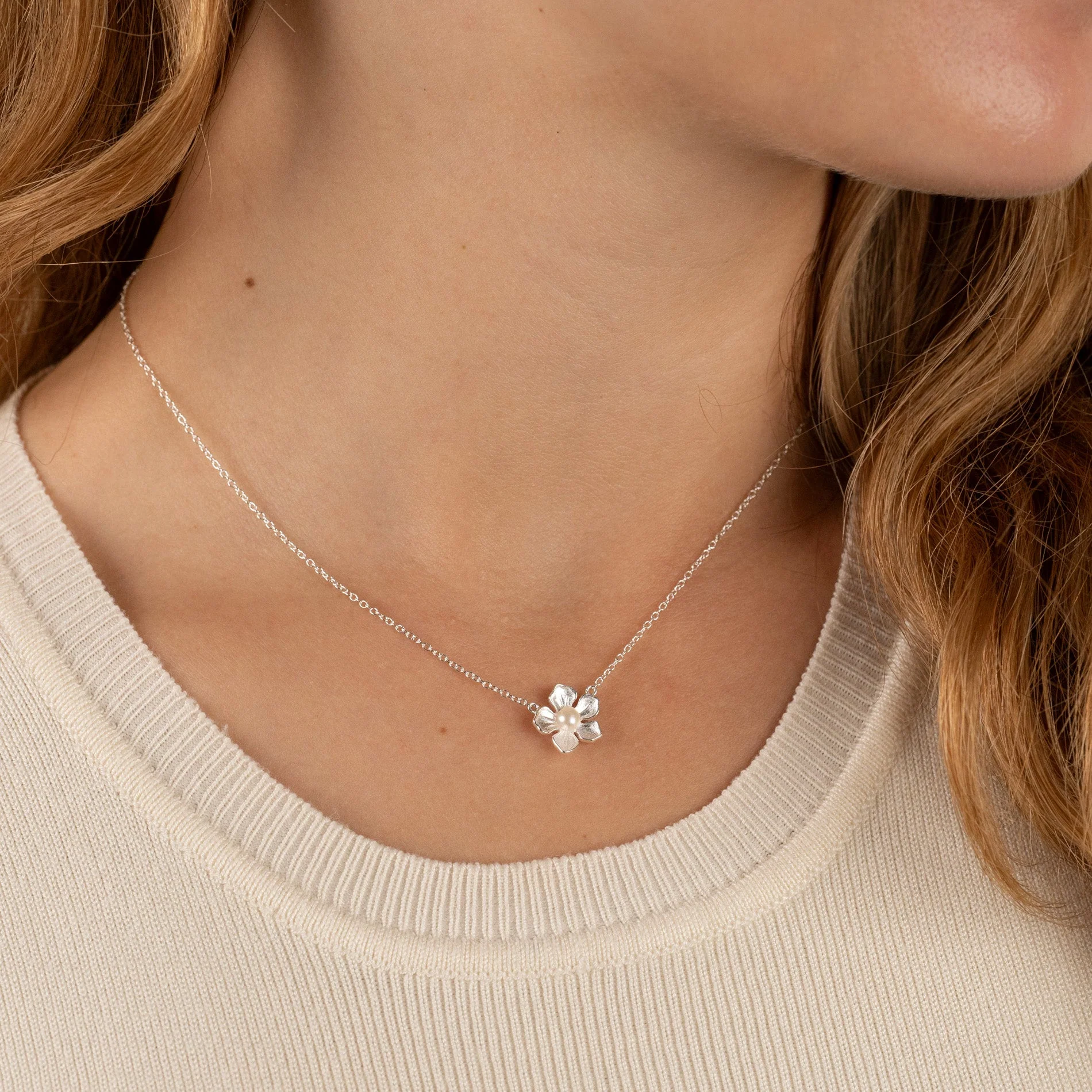 MONA PEARL SILVER CHAIN - Image 4