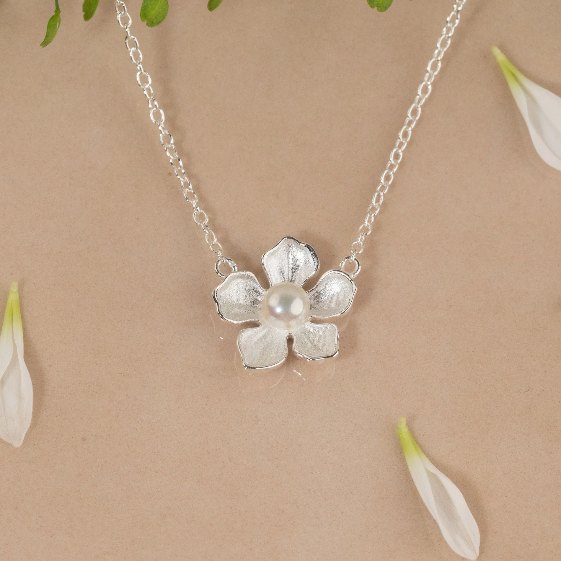 MONA PEARL SILVER CHAIN - Image 5