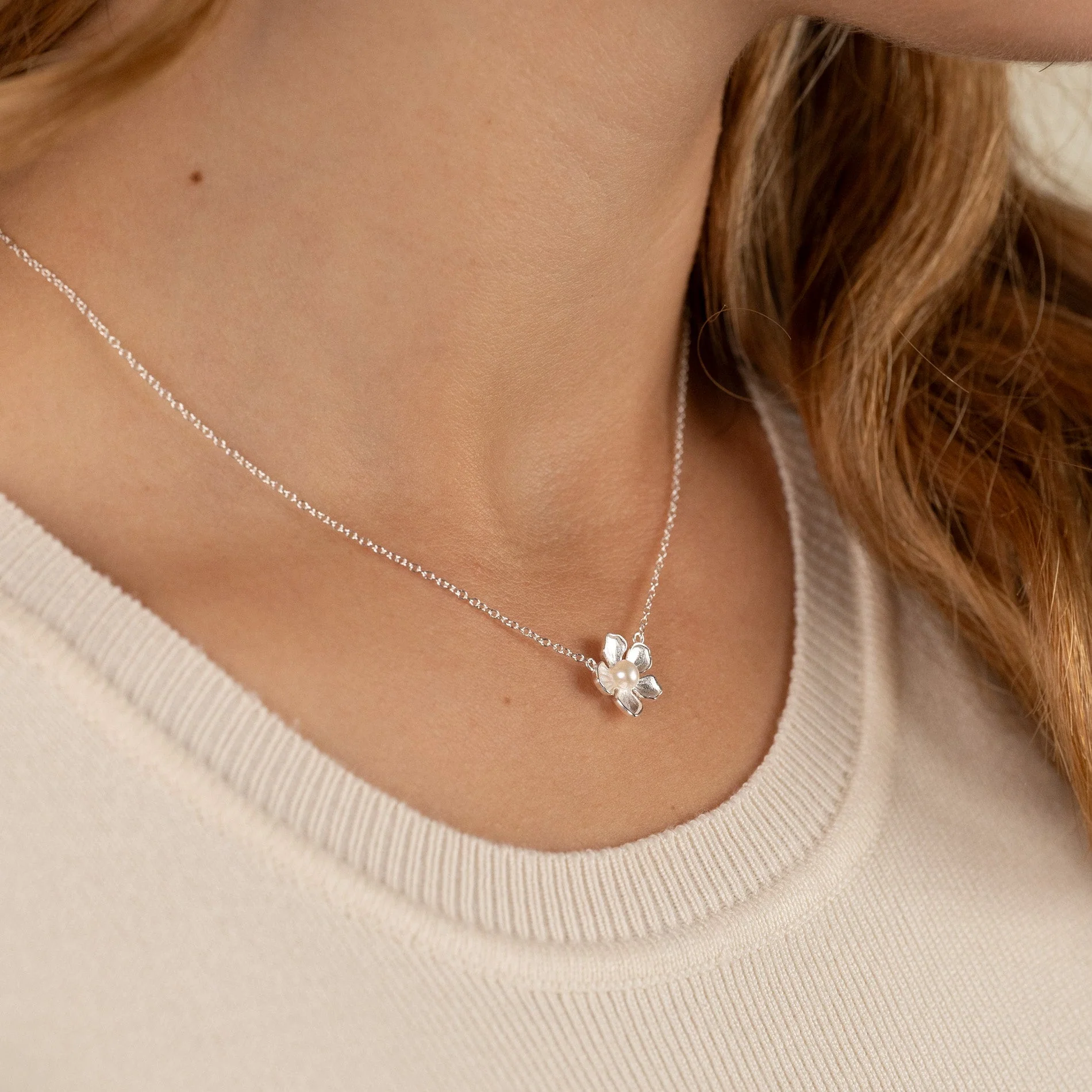 MONA PEARL SILVER CHAIN - Image 6