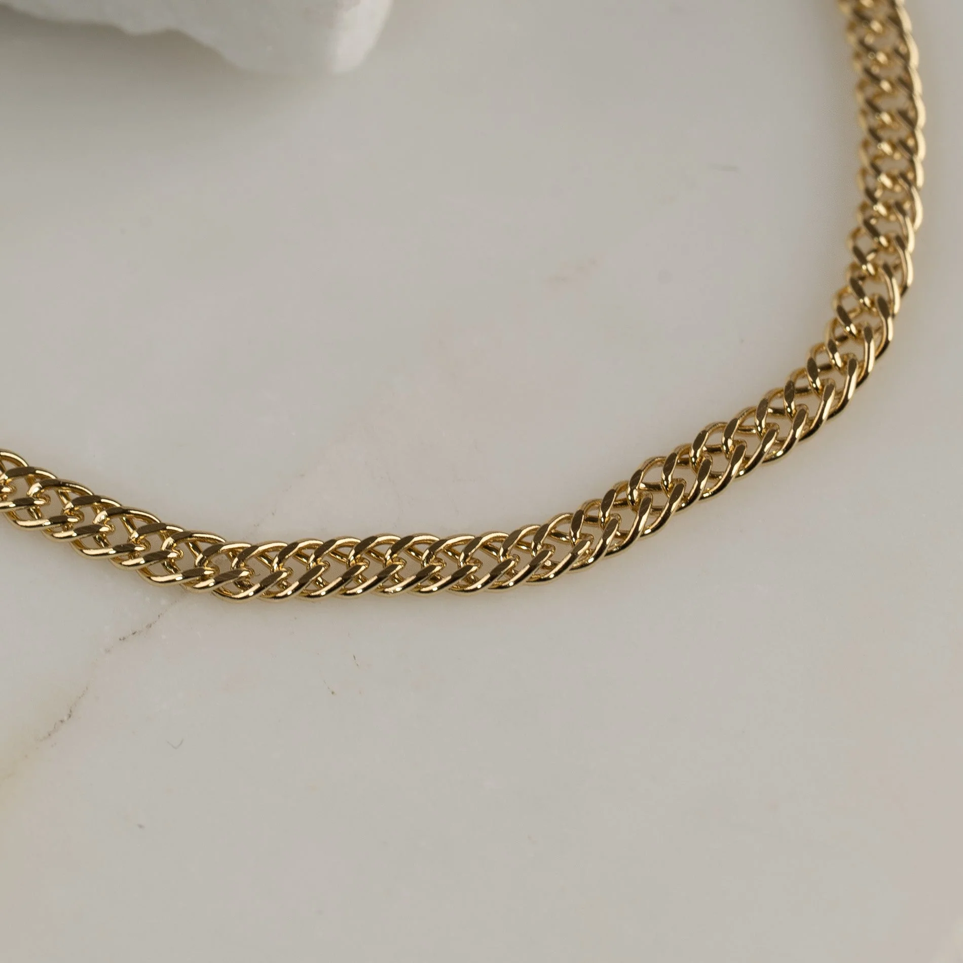 MYNTE SOLID GOLD BRACELET - Image 4