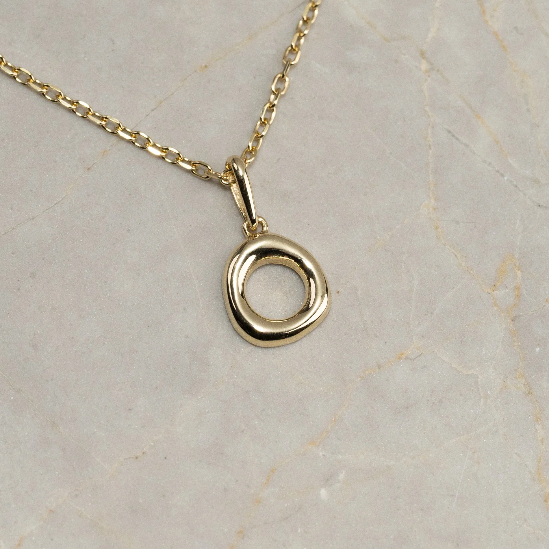 OLEA SOLID GOLD PENDANT - Image 3