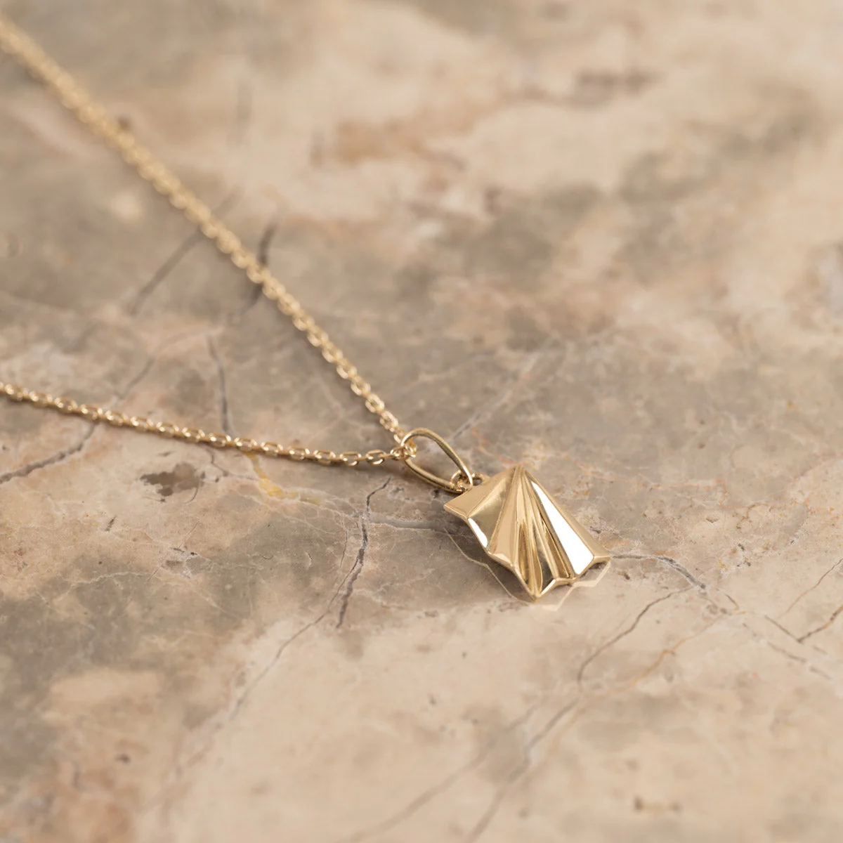 ORIANA SOLID GOLD PENDANT - Image 6