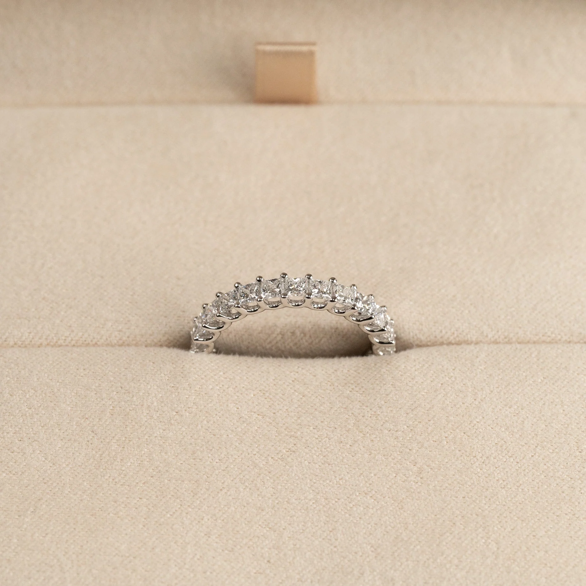 PRINCESS-CUT FULL-ALLIANCE LAB-DIAMOND RING - 2.0ct - WG - Image 8