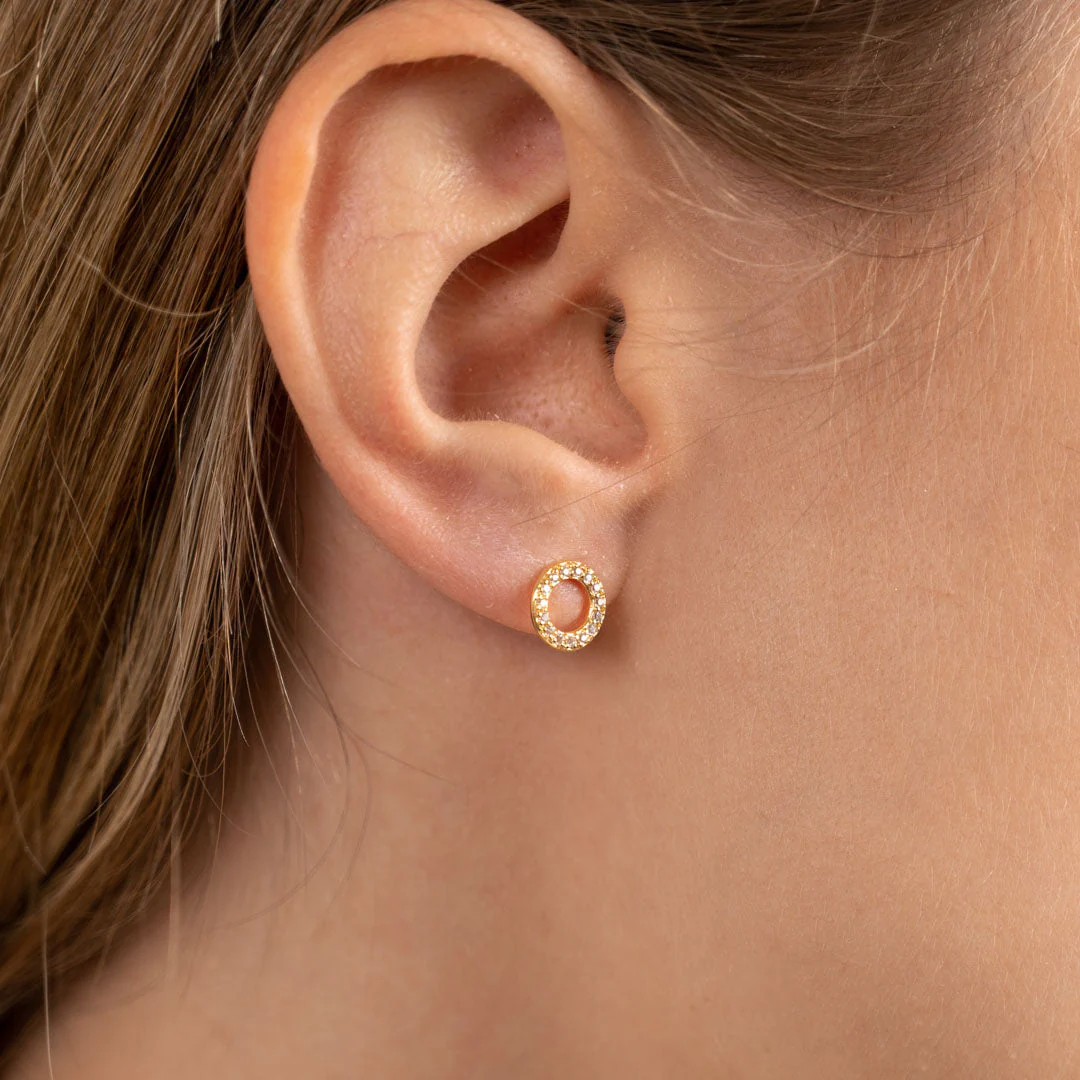 ROBERTA CRYSTAL GOLDEN EARRING - Image 3