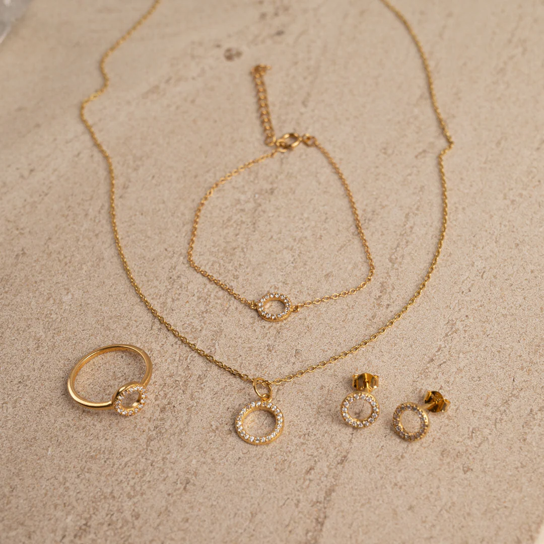 ROBERTA CRYSTAL GOLDEN EARRING - Image 8