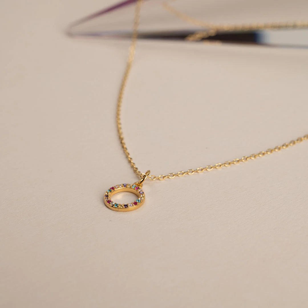 ROBERTA RAINBOW GOLDEN PENDANT - Image 2