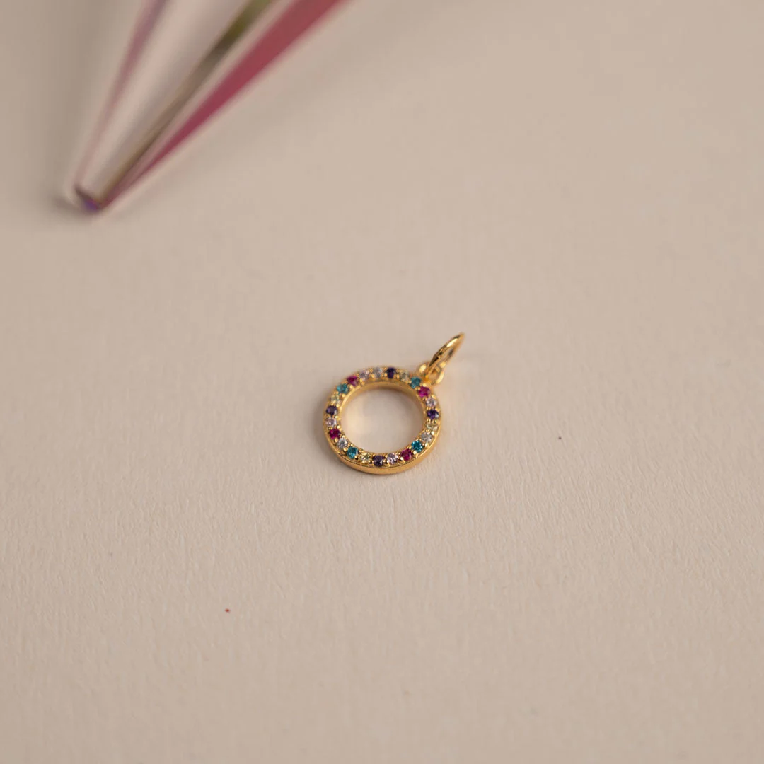 ROBERTA RAINBOW GOLDEN PENDANT - Image 3