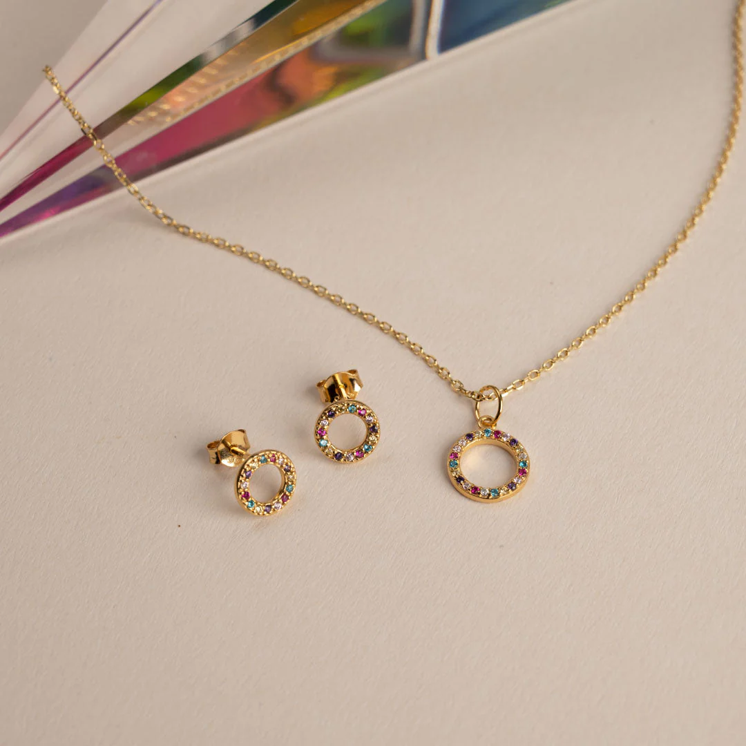 ROBERTA RAINBOW GOLDEN PENDANT - Image 5