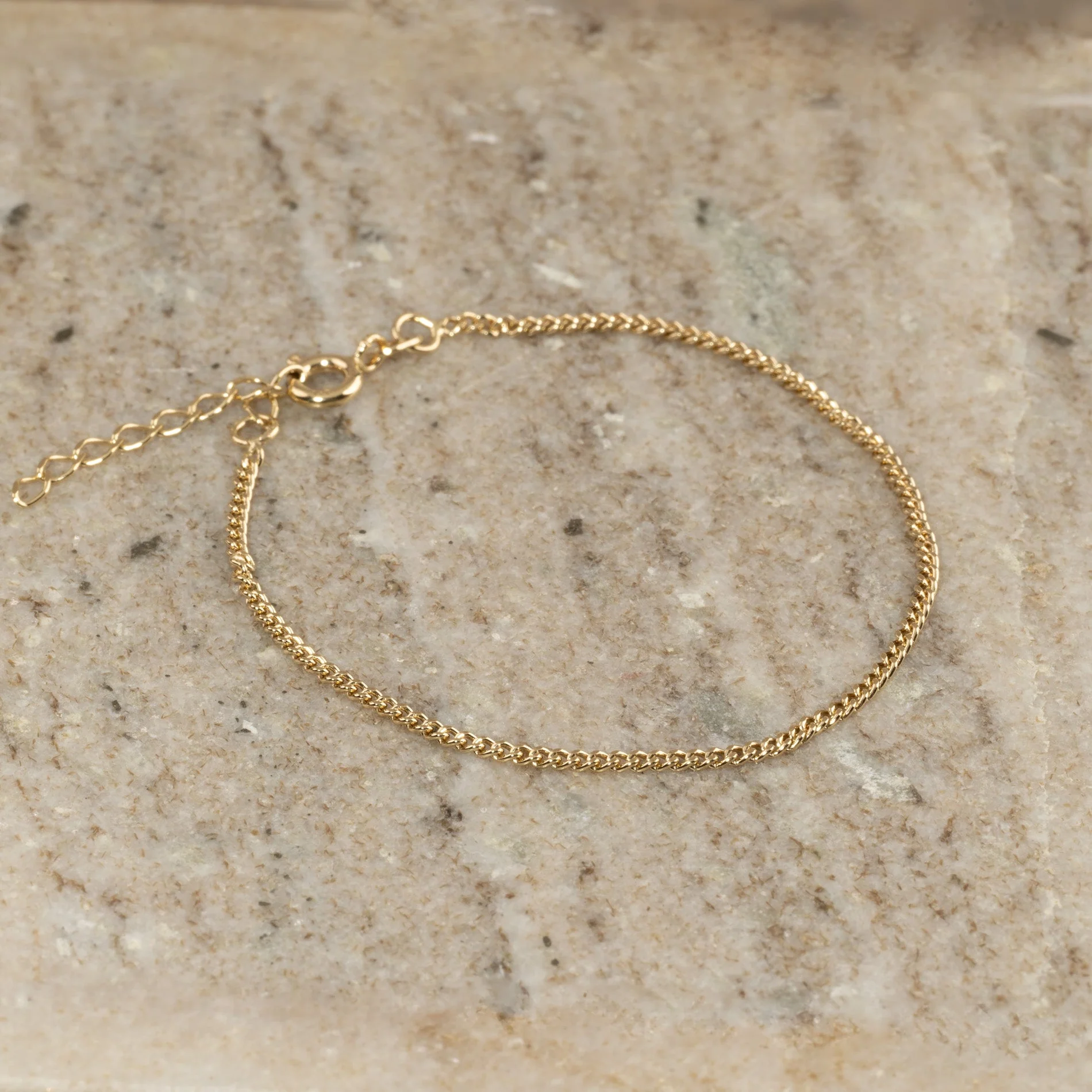 SIA MINI PANZER SOLID GOLD BRACELET - Image 5