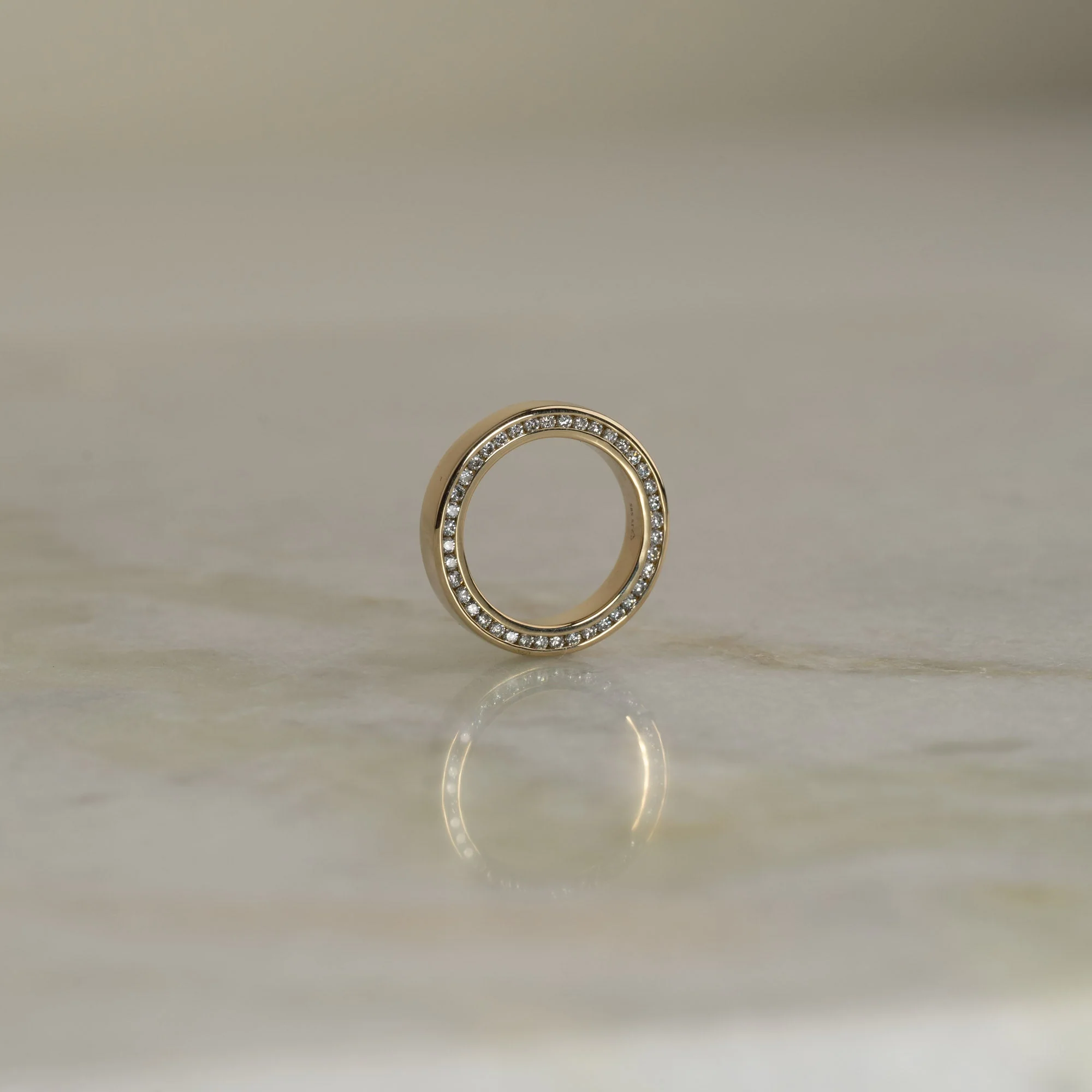 SIDE CHANNEL DIAMOND RING - 1.2ct - Image 3