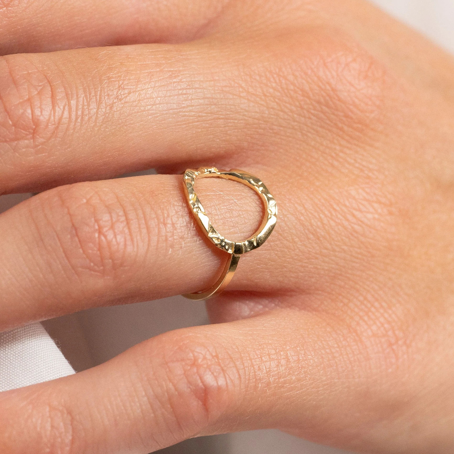 SIERRA SOLID GOLD RING - Image 2