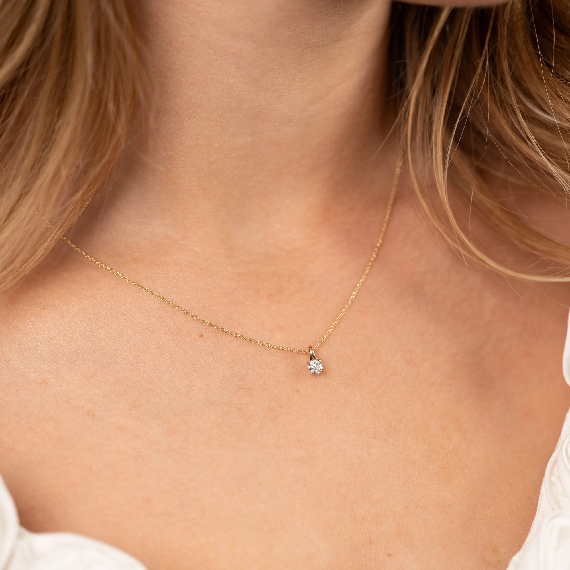 SIMPLE LINK SOLID GOLD CHAIN - 14KT YG - Image 7