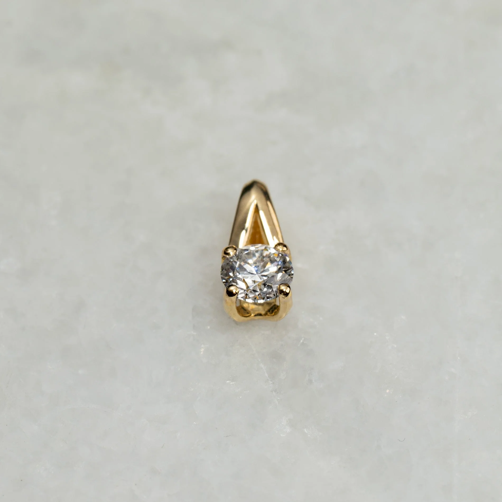 SOLITAIRE DIAMOND PENDANT - Image 5
