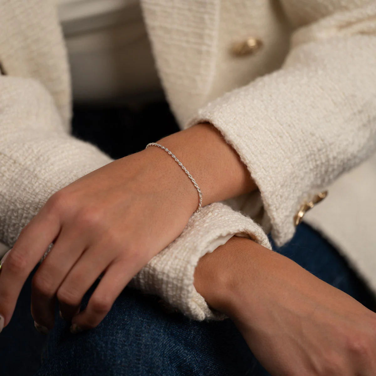 SVEA SMALL SILVER BRACELET - Image 3