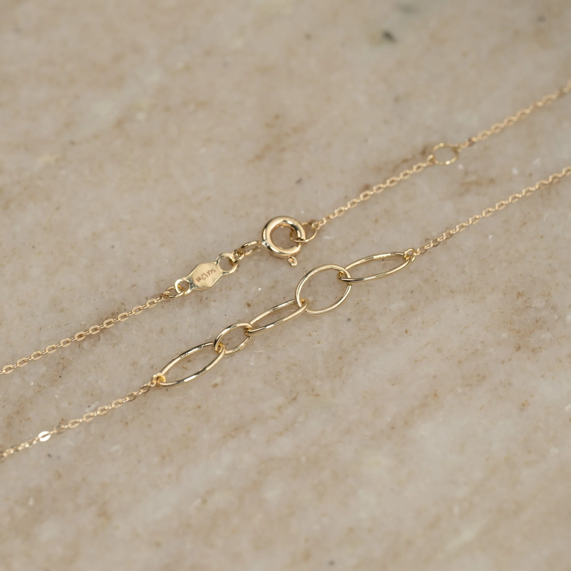 TERESA SOLID GOLD NECKLACE - Image 8