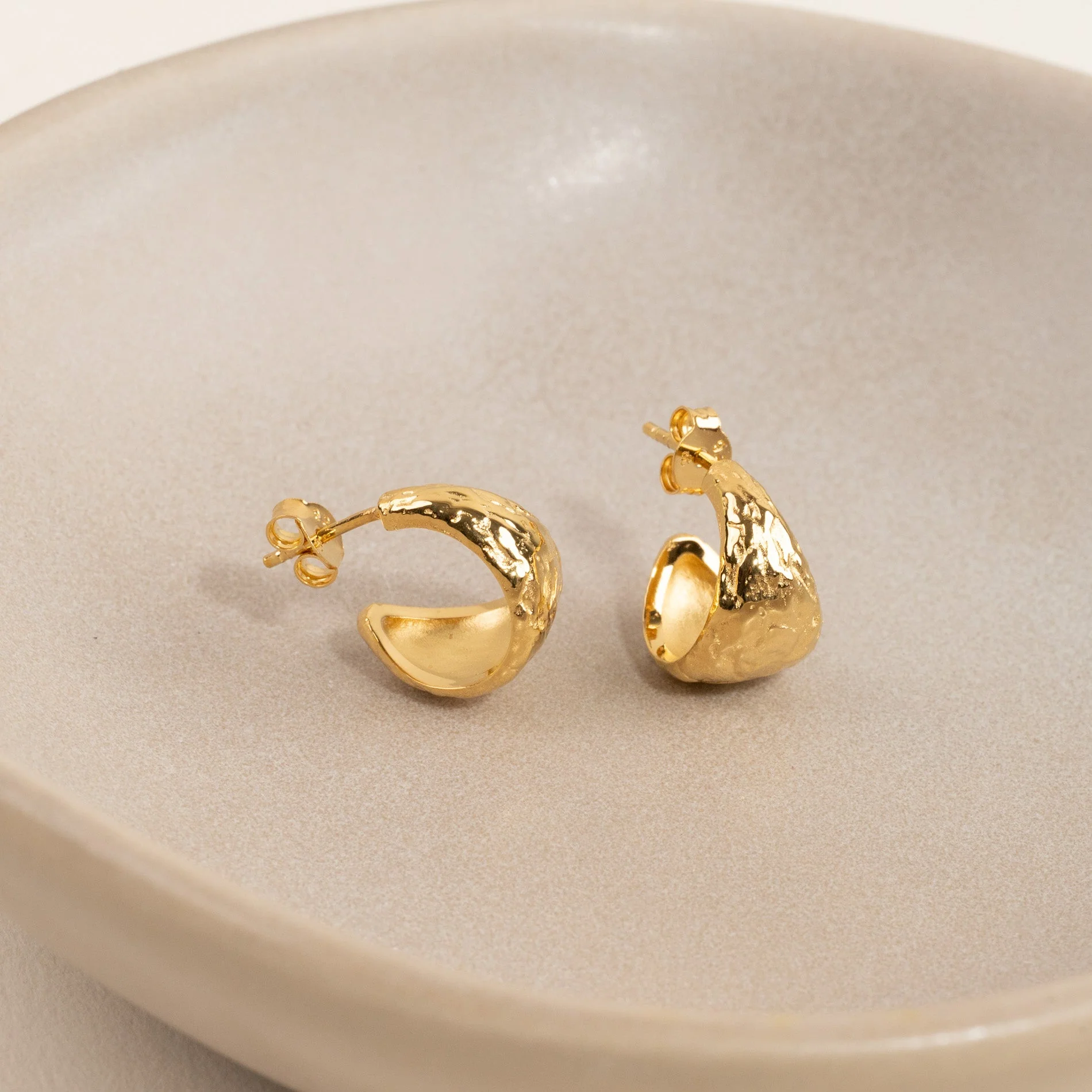 TERRA GOLDEN CREOL EARRING
