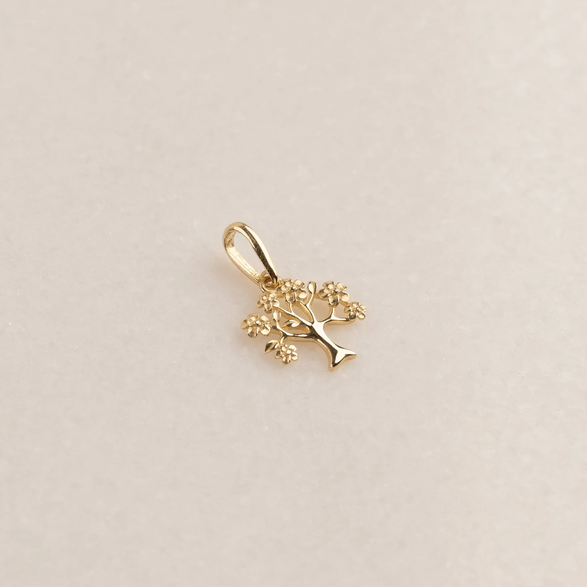 TREE OF LIFE SOLID GOLD PENDANT - Image 2