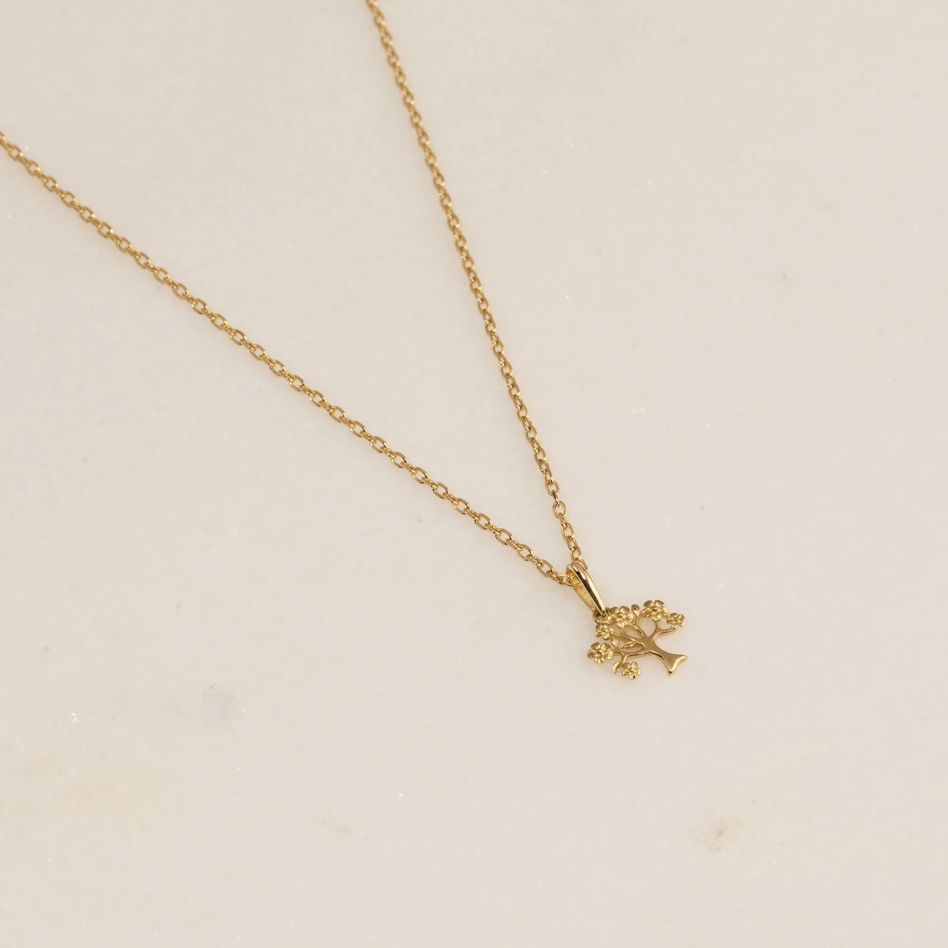 TREE OF LIFE SOLID GOLD PENDANT - Image 4