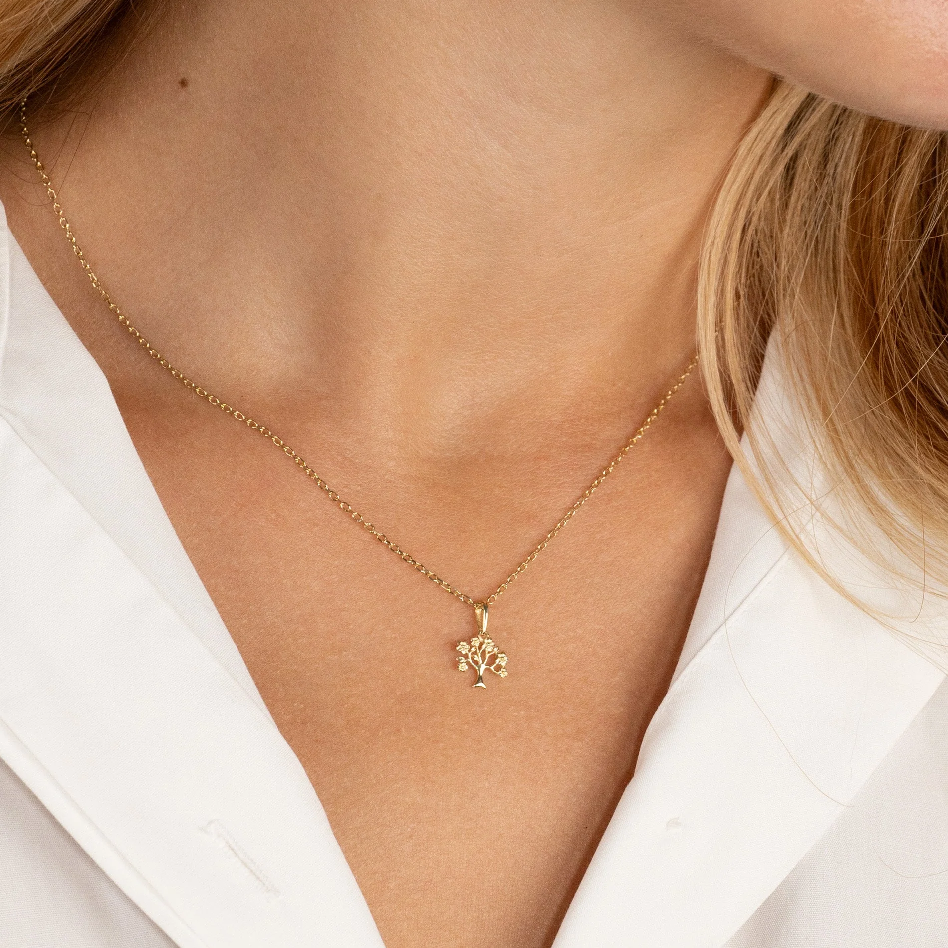 TREE OF LIFE SOLID GOLD PENDANT - Image 5