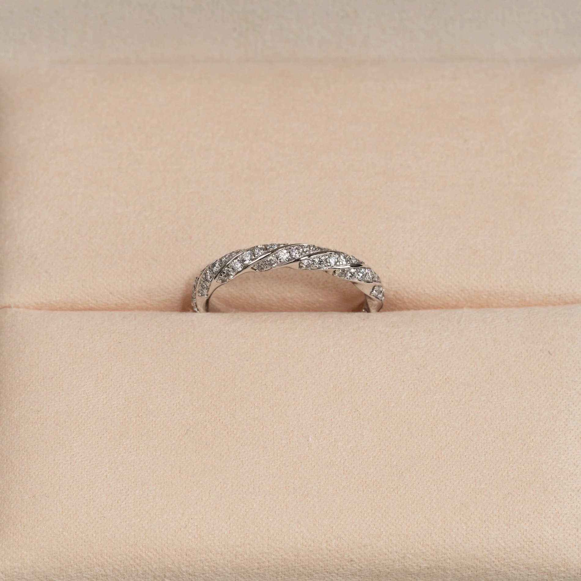 TWISTED ALLIANCE LAB-DIAMOND RING - 0.4ct - WG - Image 3