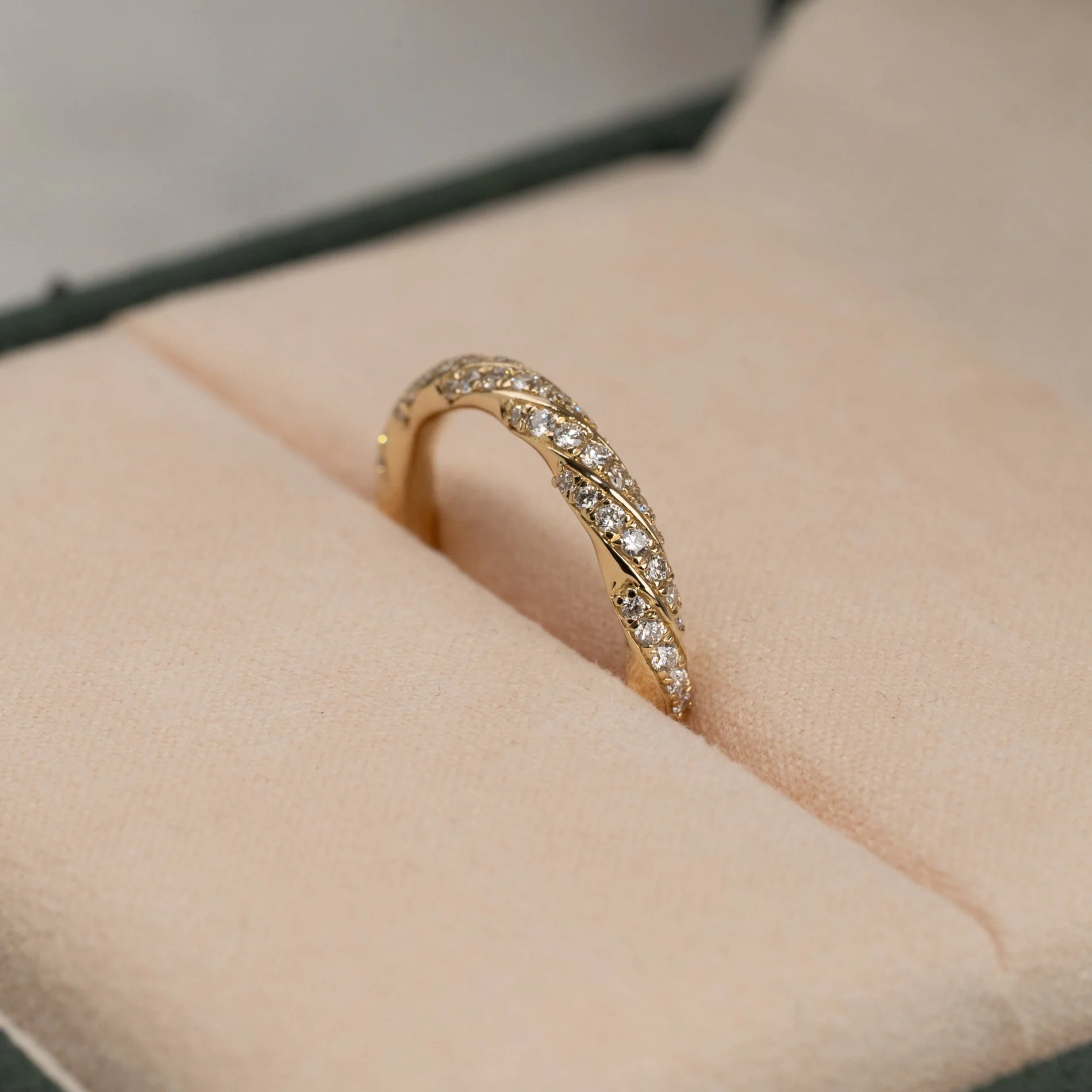 TWISTED ALLIANCE LAB-DIAMOND RING - 0.4ct - YG - Image 3