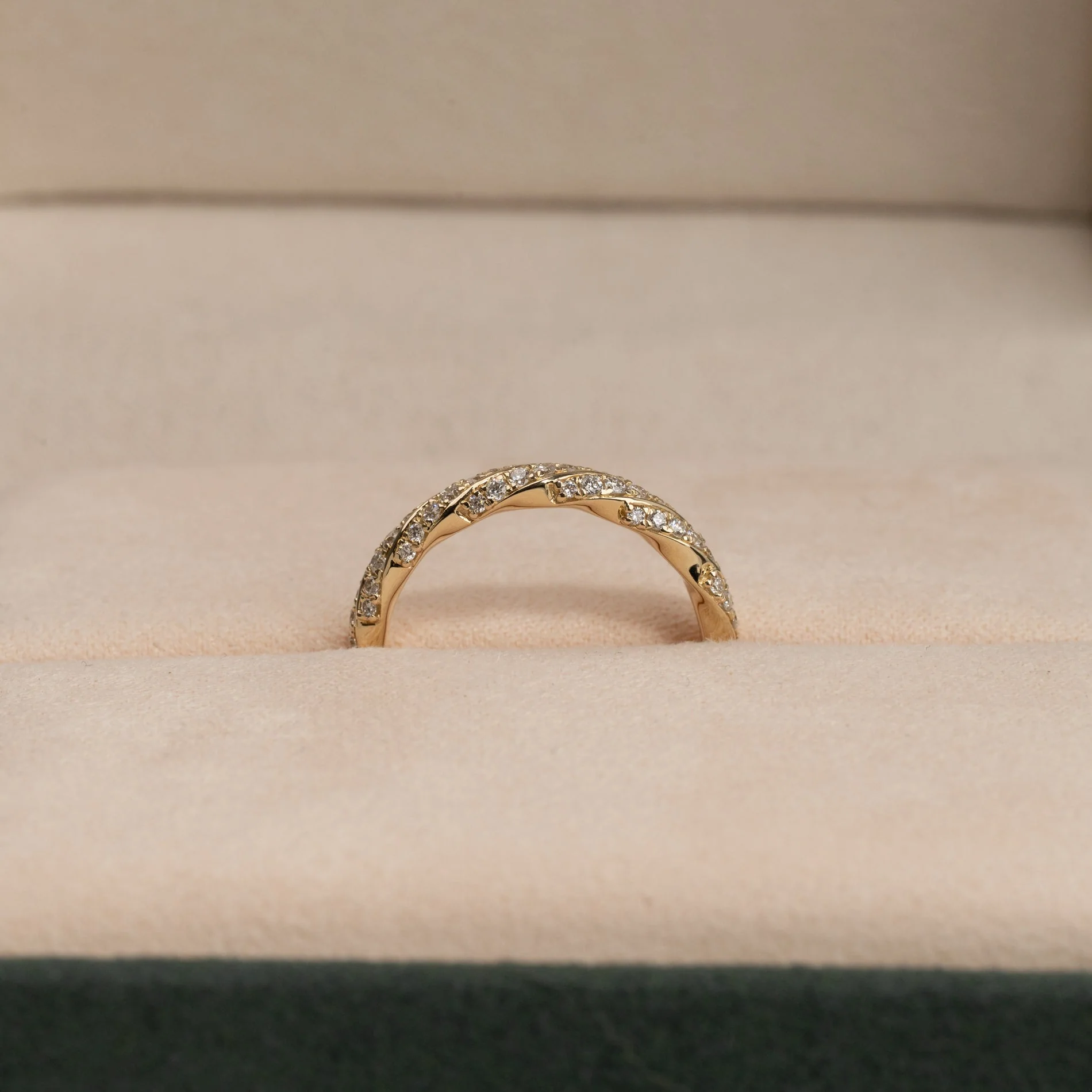 TWISTED ALLIANCE LAB-DIAMOND RING - 0.4ct - YG - Image 7