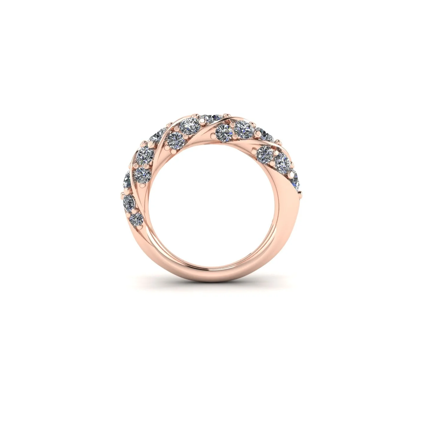 TWISTED ALLIANCE DIAMOND RING - 2.64ct - Image 14