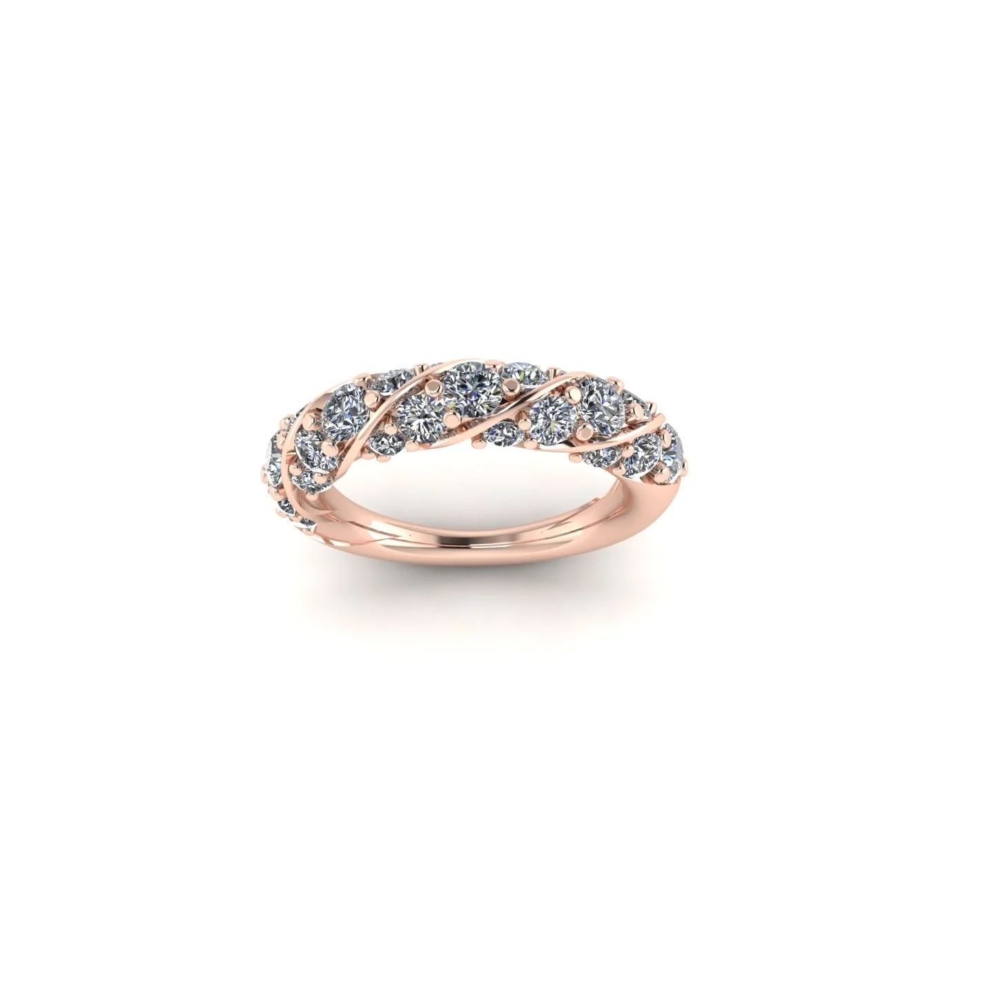 TWISTED ALLIANCE DIAMOND RING - 2.64ct - Image 15
