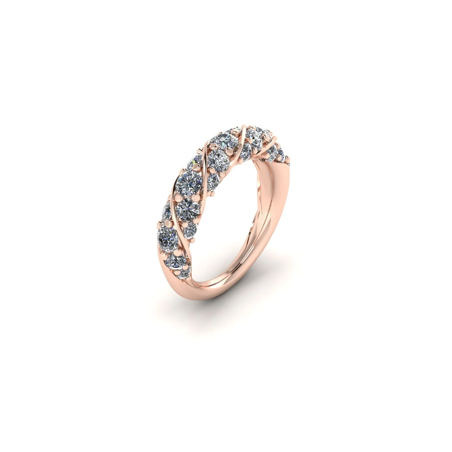 TWISTED ALLIANCE DIAMOND RING - 2.64ct - Image 16